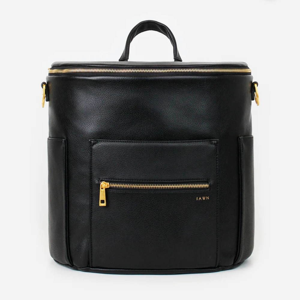 Black Fawn Design Diaper Bag